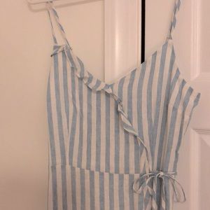 NWT ModCloth Blue Stripe Sundress Sz 6